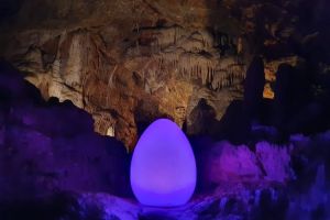 Easter Egglow at Kents Cavern