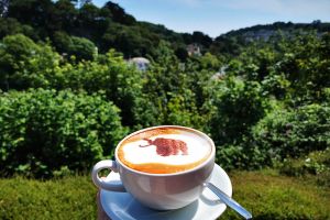 Mammoth coffee art | Kents Cavern, Torquay