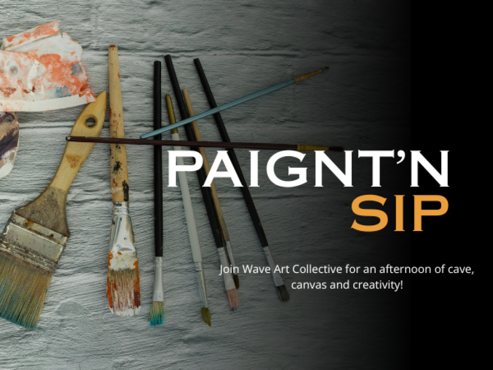 Paint and sip at kents cavern