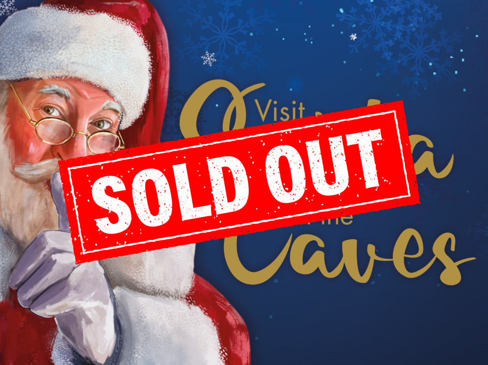 Santa in the Caves sold out